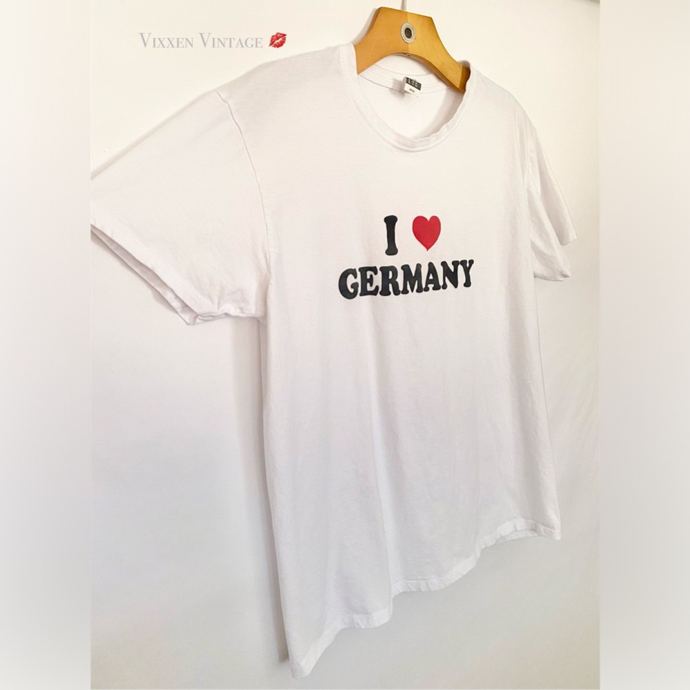 'I LOVE GERMANY' TEE IN WHITE